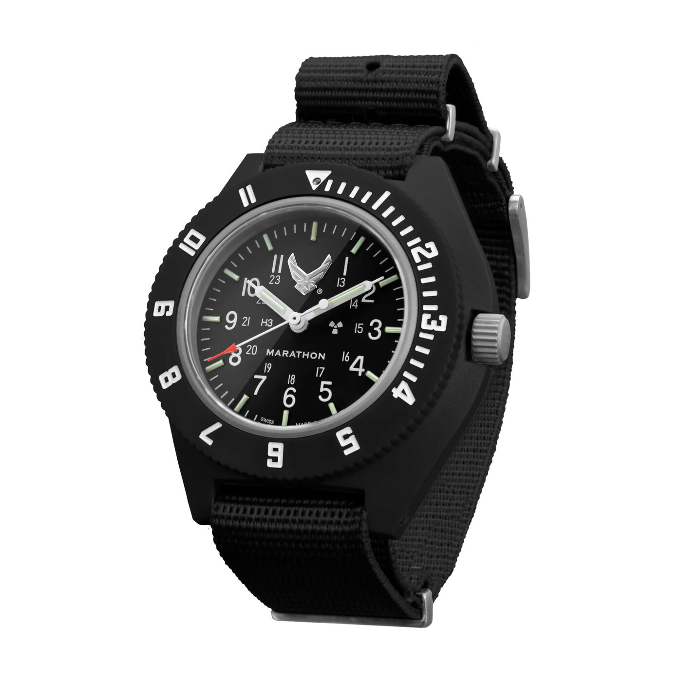 Marathon Pilot Navigator Watch Black USAF