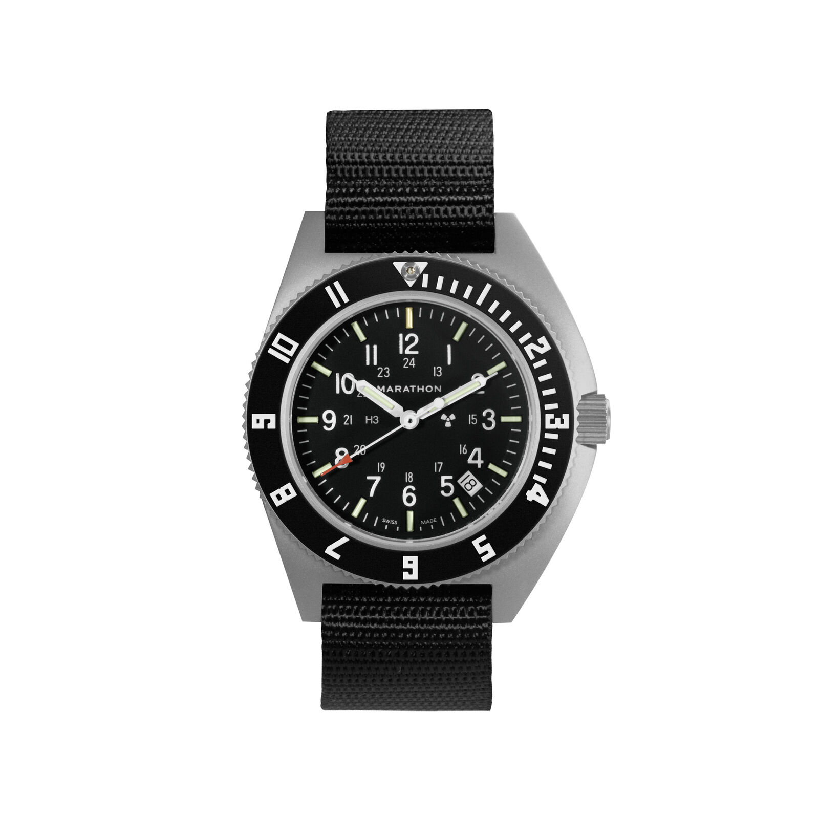 Marathon Steel Pilot Navigator Watch with Date
