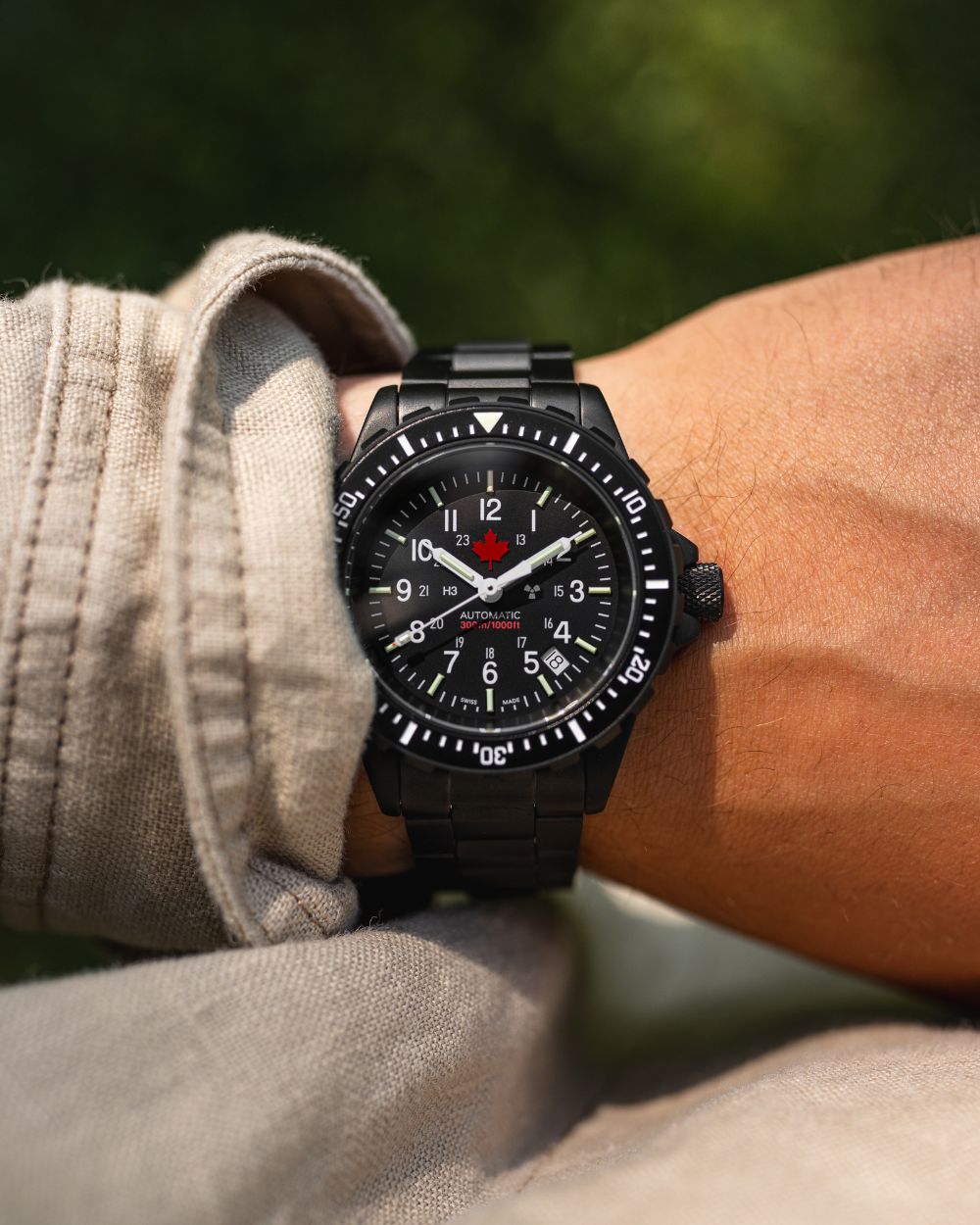 Marathon Red Maple Anthracite GSAR Search and Rescue Dive Watch