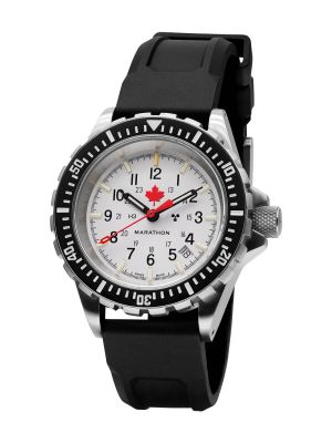 Marathon Arctic Red Maple GSAR Search and Rescue Dive Watch