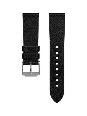 Marathon 22mm 2-Piece Leather Strap - black